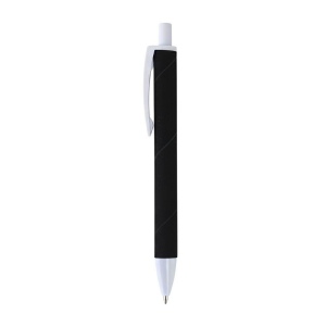 Stylo a mecanisme retractable en plastique. Corps colore avec effet veloute 24