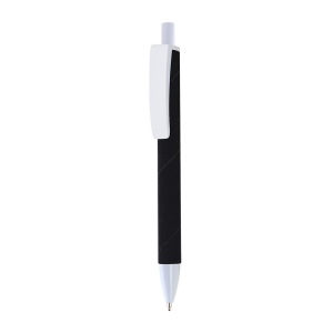 Stylo a mecanisme retractable en plastique. Corps colore avec effet veloute 25