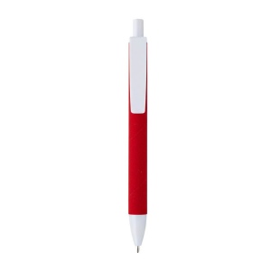 Stylo a mecanisme retractable en plastique. Corps colore avec effet veloute 8