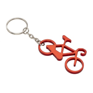 Porte-clés vélo en aluminium avec décapsuleur 4