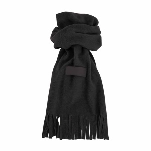 Echarpe en polaire. Avec franges. Avec etiquette pour personnalisation 4
