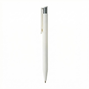 Stylo a mecanisme a clic en plastique. Insert colore metallise 7