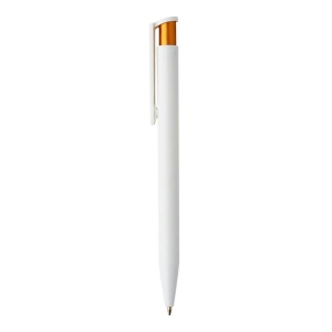Stylo a mecanisme a clic en plastique. Insert colore metallise 8