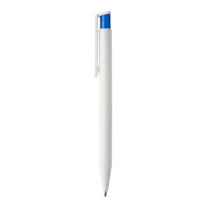 Stylo a mecanisme a clic en plastique. Insert colore metallise 9