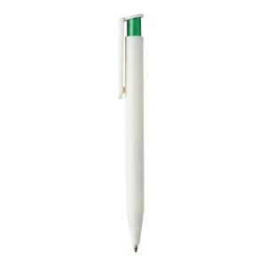 Stylo a mecanisme a clic en plastique. Insert colore metallise 10