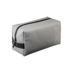 Beauty case en Soft PU water resistant avec poignée laterale avec logo DE.MI Design