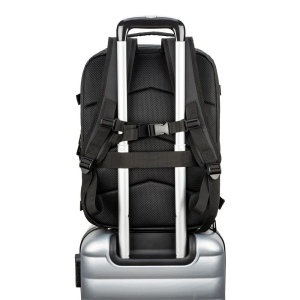 Sac à dos/valise de voyage format cabine avec porte-ordinateur portable (15) en polyester 35