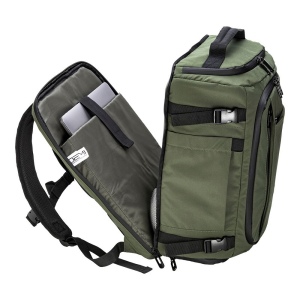 Sac à dos/valise de voyage format cabine avec porte-ordinateur portable (15) en polyester 10