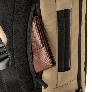 Sac a dos de voyage avec compartiment ordinateur 15 pouces en nylon Taslon 10