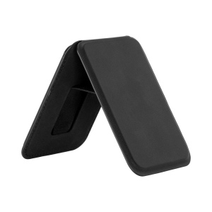 Porte cartes magnetique en PU souple. Avec support pour telephone 4