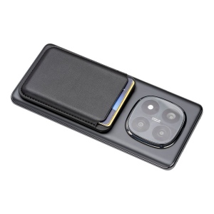 Porte cartes magnetique en PU souple. Avec support pour telephone 6
