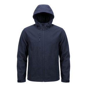 Veste softshell unisexe en tissu regenere 280 g/m2 3
