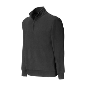 Sweatshirt unisexe avec demi zip en tissu 100 pour cent regenere 280 g par m2 9