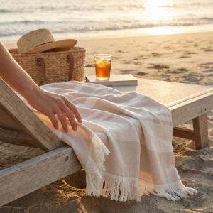 FOUTA COTON BIOLOGIQUE 190G AXELINE 4