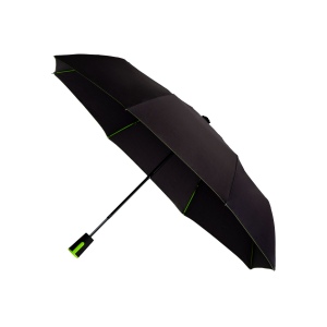 Parapluie pliant hook gris taupe 6