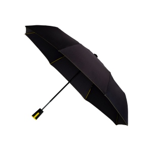 Parapluie pliant hook gris taupe 7