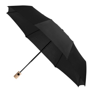 Parapluie pliant woodstock noir 2