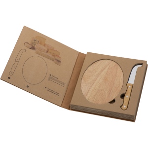 Set pour fromage en bois "Gouda" 3