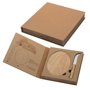 Set pour fromage en bois "Gouda" 2
