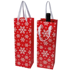 Sac pour vin avec motif de noel 2