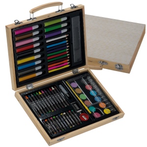 Grand set à dessiner en bois "Maxi" 2