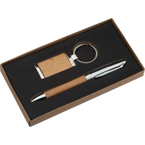 Set cadeau en métal et bois "Enschede" 3