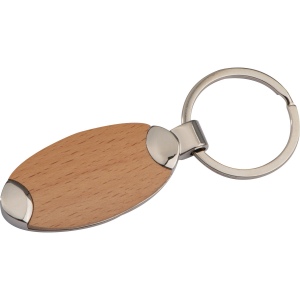 Porte-clés métal/bois "Baltrum"