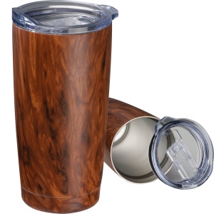 Gobelet en acier avec optique en bois "Costa Rica" 2