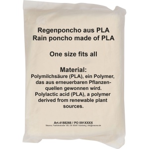 Poncho compostable "Fleurus" 5