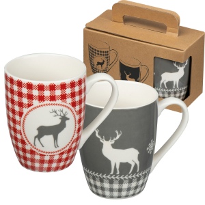 Lot de 2 tasses de Noël "Ankara"