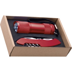 Set de lampe de poche et canif "Dover" 3