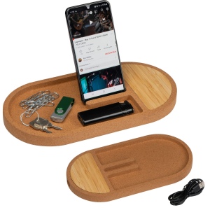 Organiseur de bureau avec station de recharge "Lancaster"