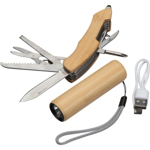 Set lampe de poche/couteau "Oldham" 3