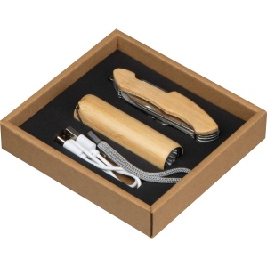 Set lampe de poche/couteau "Oldham" 8