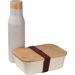 Set boîte à lunch avec bouteille en acier inoxydable "Toronto" 2