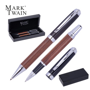 Set d'écriture en bois "Mark Twain" LORENZO