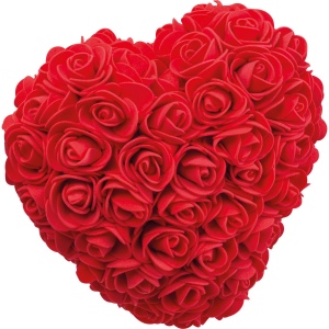 Roses artificielles en forme de cœur JANICE 3