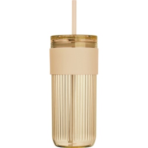 Tasse à rayures avec paille SOLEDAD 11