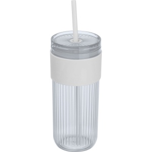 Tasse à rayures avec paille SOLEDAD 7