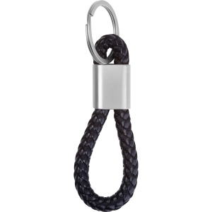 Porte-clés en métal avec cordon en PU ERNEST 6