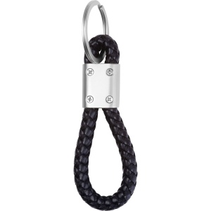Porte-clés en métal avec cordon en PU ERNEST 7