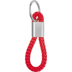 Porte-clés en métal avec cordon en PU ERNEST 8
