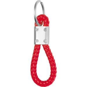 Porte-clés en métal avec cordon en PU ERNEST 9