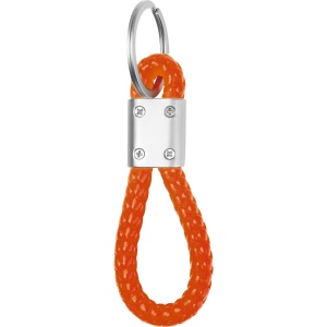 Porte-clés en métal avec cordon en PU ERNEST 11