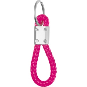 Porte-clés en métal avec cordon en PU ERNEST 13