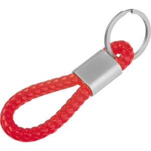 Porte-clés en métal avec cordon en PU ERNEST 3