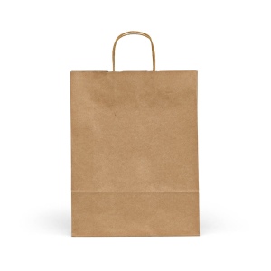 Sac kraft recyclé Vesuvio L marron. 115g/m². Fabriqué au Portugal 3