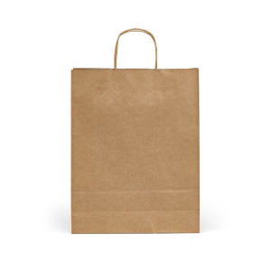 Sac kraft recyclé Vesuvio L marron. 115g/m². Fabriqué au Portugal 4