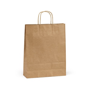 Sac kraft recyclé Vesuvio L marron. 115g/m². Fabriqué au Portugal 5