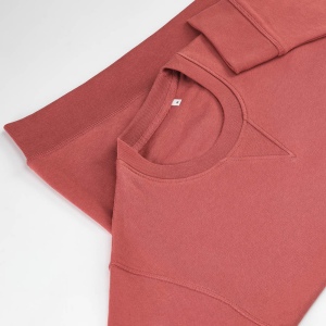Sweat Capri mixte à col rond en french terry. 100% coton bio 20
